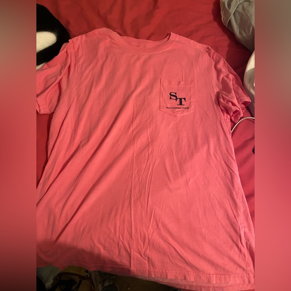 Southern Tide Soft Pocket T-Shirt, Size L